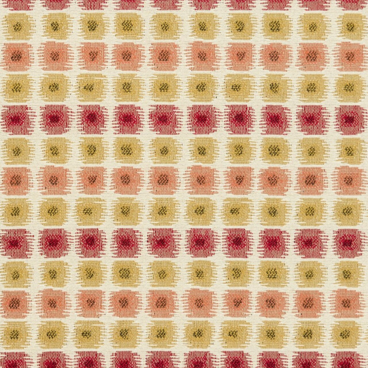 Upholstery Fabric - Green,Red & Burgundy Abstract & Geometric Upholstery Fabric 54 Inches"